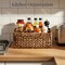 Best Choice Products Utensil Caddy w/Handle - 5 Compartments, Woven Wicker Utensil Silverware Flatware Organizer